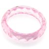 Custom Cut Cubic Zirconia Ring Pink